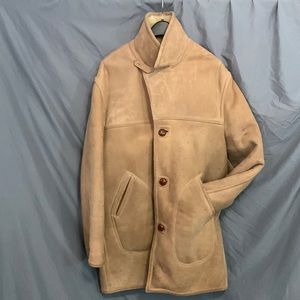 Saks 5th Avenue Men’s Shearling Coat Size 44